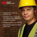 3m Safety Glasses Virtua Ap 20 Pack Ansi Z87 Indoor Outdoor Clear Mirror Lens Gray Frame Side Shields Lightweight