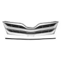 No 531120t021 Front Upper Hood Bumper Grille For Toyota Venza 2013-2015 Le Kidney Grill Chrome Silver Tone
