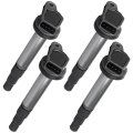 Set Of 4 Ignition Coils Uf596 For Lexus Ct200h 1 8l L4 21 2017 Toyota Prius V And Pontiac Vibe 1 2009 2010 Fix Misfire Reduce 