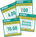 Extech Ph103 4 7 And 10 Ph Tripak Buffer Pouches Plus Rinse Solution Kit 