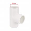 Uxcell 20mm Slip Tee Pvc Pipe Fitting T-shaped Coupling Connector 10 Pcs
