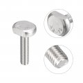 Uxcell T-slot Bolts 5pcs M6x25mm Slot Drop-in Stud Sliding 304 Stainless Steel Shape Screws For T Track