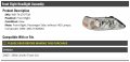 Front Right Passenger Side Headlight Assembly Without Hid Lamps Compatible With 2003-2004 Lincoln Town Car