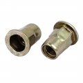Uxcell M8 Thread Dia Flat Head Half Hex Body Insert Blind Rivet Nut Fastener 20pcs