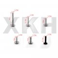 Xkh- Motorcycle Complete Fairing Bolts Kits Compatible With Suzuki Gsxr 750 00-03 1000 01-02 Silver B075dn979t