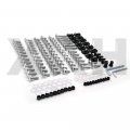 Xkh- Motorcycle Complete Fairing Bolts Kits Compatible With Suzuki Gsxr 750 00-03 1000 01-02 Silver B075dn979t