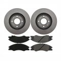 A-partrix Front Disc Brake Pads And Rotors Kit Fits Kia Spectra 20045 2005 Spectra5 2006 Spectra 200x Front Disc Brake Pads And 