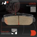 A-premium Front Ceramic Disc Brake Pads Set Compatible With Honda Civic 2017-2020 Accord 2016-2017 Acura Rdx 2013-2018 Ilx
