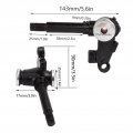 Atv Utv Spare Parts Pair Steering Strut Knuckle Spindles 14mm Thread For 50cc 110 150cc Drum Brake Wheel Hub Go Kart Mini Suv
