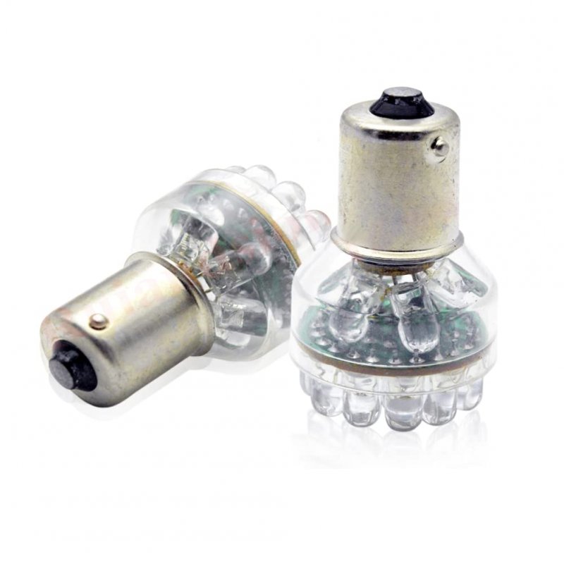 2pcs Dc12v 1156 1141 1003 Ba15s P21w 24 Dip Rv Camper White Led Light Bulbs For Tail Backup Turn Signal Lamp