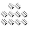 10pcs Stainless Steel Spacer 3 8 In Bore X 4 Od 15 16 Length Round Metal Screw Bushing For M10 Screws Bolts And Rods Silver 