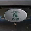 Michigan State Spartans Secondary Oval Tow Hitch Cover Trailer Plug Insert 2