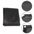 1set 6ft X17ft 3in Rv Awning Sun Screen Front Complete Kit Uv Blocking Black Grid Improves Shadow Protection Privacy
