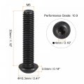Uxcell M6x30mm Hex Socket Button Head Cap Bolts Screws Alloy Steel 25pcs