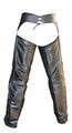 Heavy Duty Motorcycle Leather Biker Chaps 