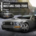Led Drl Headlights For 2005-2009d Mustang Not Fit Factory Xenon Hid Models Not For Shelby Gt50 Gt500kr Smoky Lens Black Housing