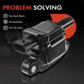 A-premium Engine Ignition Coil Packs Square Compatible With Chevrolet Silverado 1500 2007-2013 Colorado Trailblazer Gmc Canyon
