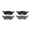 Rear Disc Brake Pads For Chrysler Town And Country 2001 To 2007 Semi Metallic Friction Material Gold Classification 