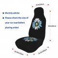 Vintage Sunflower Guatemala Flag Guatemalan Car Front Seat Covers Set Of 2 Washable Breathable Vehicle Cushion Protector For