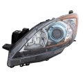 Partomotive For Capa 12-13 Mazda3 Front Halogen Headlight Headlamp Head Light Lamp Without Bulb Left Driver Side 