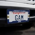 University Of Akron Zips Stripes License Plate Tag Frame