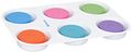 Sax Non-toxic Giant Tempera Paint Cakes With Tray 2 1 4 X 3 4inch Set Of 6 Assorted Colors 