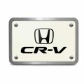 Ipick Image Made For Honda Cr-v Uv Graphic White Billet Aluminum 2 Inch Tow Hitch Cover