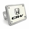 Ipick Image Made For Honda Cr-v Uv Graphic White Billet Aluminum 2 Inch Tow Hitch Cover
