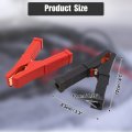 Uxcell 4pcs 200a Truck Car Battery Test Insulated Crocodile Alligator Clamps Metal Clips Tool Charging Testing Connector Kit