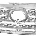 Japan Model Factory Style Front Bumper Grill Grille Assembly Compatible With Toyota Corolla Ce Le S 2005-2008 Chrome Gray