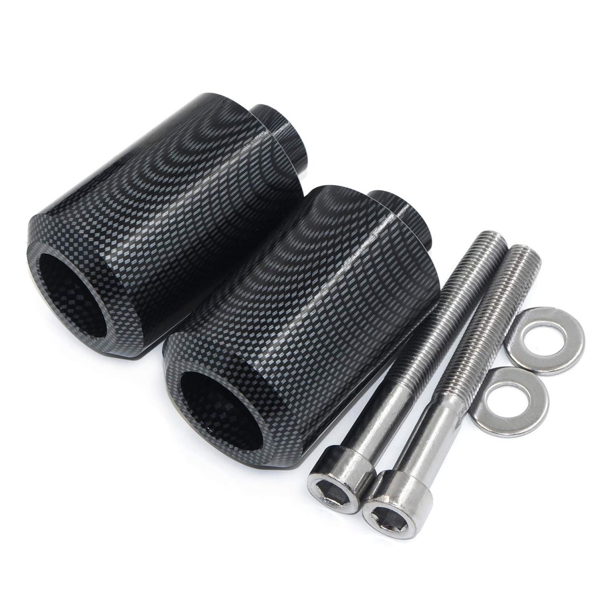 Frame Sliders For Yamaha Fz6 Fz6s 600 2004 To 2012 Carbon Fiber Delrin Protection Kit 1 Pair