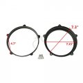 7 In Headlight Bezel Trim Ring For Bmw R Nine T Abs And Scrambler 2014 2017 Black Aluminum