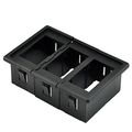 Autoec Rocker Switch Panel Holder Housing Kit Black Plastic 