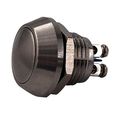 Urtone Momentary Push Button Switch Ur123 1no Spst Dc Ac 36v 2a Stainless Steel Metal Shell Suitable For 12mm 1 2 Mounting Hole 