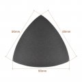 Uxcell Triangle Detail Sander Sandpaper Set 240 320 400 Grit 3-1 2 Inch Hook And Loop Silicon Carbide Sanding Pads 30 Pieces