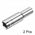 Uxcell 1 2 Inch Drive 11mm 6-point Deep Socket Metric Cr-v Polishing