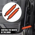 2pcs Door Strap Swings Limiting Check Straps Nylon For Jeep Wrangler Tj Jk Jku Jl Jlu Yj Gladiator Jt 2 4 Door 87-21 Black