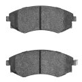Front Brake Pads For Infiniti G20 1991 1992 1993 1994 1995 1996 Semi Metallic Mechanical Pad Wear Sensor 2 14 In Inner Height 