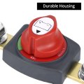 Qwork Side Post Battery Disconnect Switch 12-48v 275a Power Cut Off For Boats Cars Rvs On Off