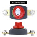 Qwork Side Post Battery Disconnect Switch 12-48v 275a Power Cut Off For Boats Cars Rvs On Off