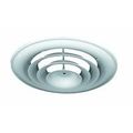 Accord Abcdwh06 Round Ceiling Diffuser 6-inch White 