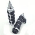 Hongk- Chromed Spike 1 Rubber Hand Grip With Contoured Throttle Boss Compatible Road Star Silverado Mmltd V 1100 Classic 650
