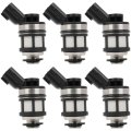 6pcs Automotive Engine Fuel Injectors Compatible For 2001-2004 Nissan Frontier 2002-2004 Xterra 84218130 Fj825 166005s700
