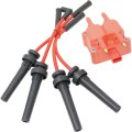 Dragon Fire Performance Ignition Coil Pack Low Ohm Spark 8 5mm Plug Wires For 2003-2009 Chrysler Dodge Pt Cruiser Neon 2 4l L4