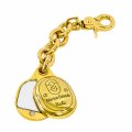 Marino Orlandi Women S Handbag Italian Designer Purse Satchel Crossbody Bag Mirror Ball Keychain Keyfob In Signature Gold 