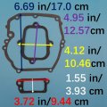 Tuzliufi Complete Engine Rebuild Gasket Set Kit Compatible With 499686 690219 692702 694090 698156 792384 795442 121600 122600