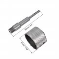 Uxcell Wall Hole Drill Bit 90mm Concrete Cement Stone Saw Cutter 150mming Depth Round Shank With Connecting Rod For Sds X4