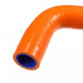 X Autohaux 4 Pcs Orange Silicone Radiator Coolant Hose Pipe Tubing For Yamaha Yz250 Yz 250 2002-2013