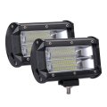 5 Inch Offroad Fog Light 72w 7200lm Led Bar Better Heat Dissipation Waterproof Work For Utv Jeep Atvs Boat 2 Pack Hjd33