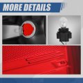 Auto Dynasty Factory Style Rear Tail Lights Brake Lamps Compatible With Silverado Sierra 1500 2500 2500hd 3500 3500hd 2007-2014